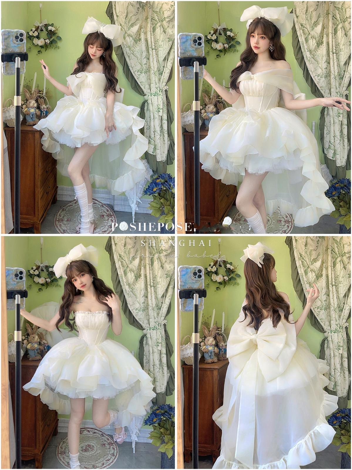 Lolita Dress Corset Dress Princess Vibe Dress Macaron Dress 36382:541770