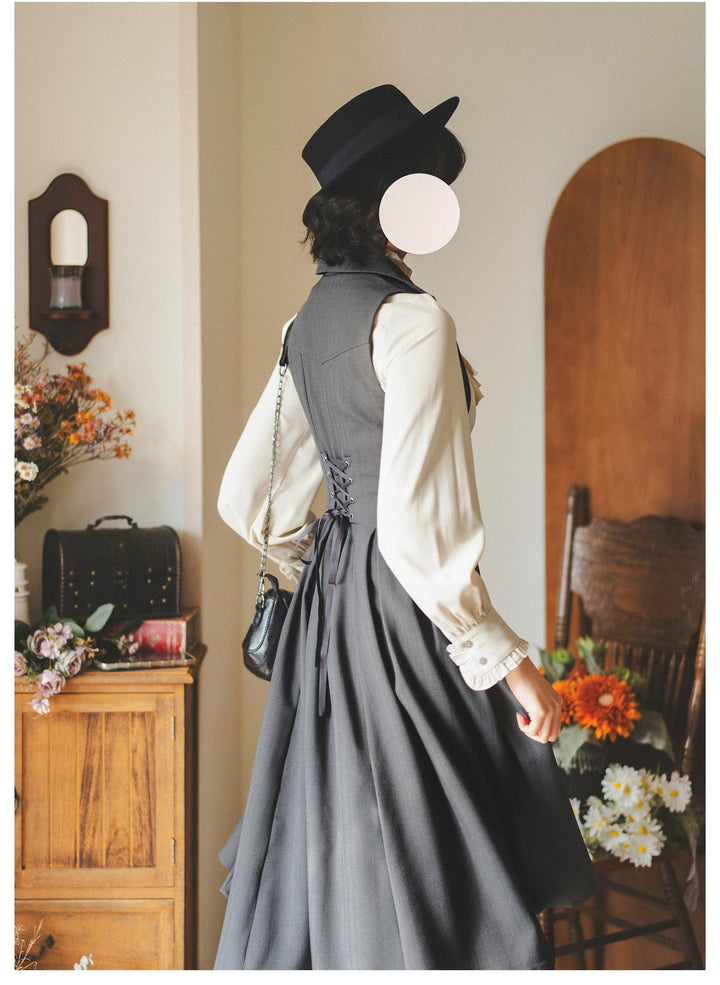 Classic Lolita Dress Vintage Corset Dress with Bust Support Multicolor 40946:738156