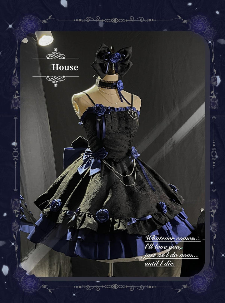 Gothic Lolita Dress Suspender Princess Puffy Dress 35546:497004