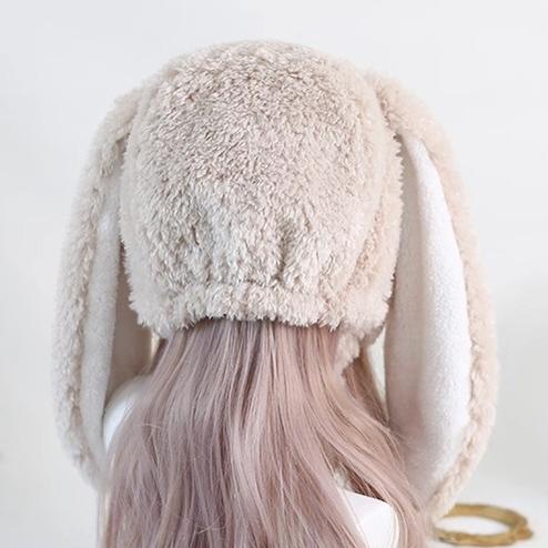 Lolita Kawaii Long Eared Bunny Hat Warm Multicolored Hat 28928:350204 28928:350204