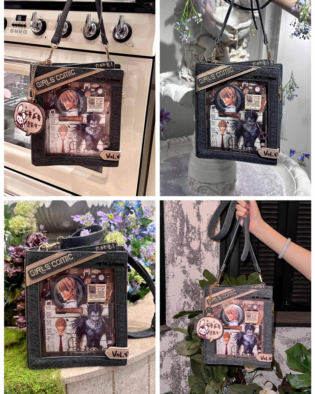 Kawaii Itabag Crossbody Bag Book-shaped Bag 40112:670852