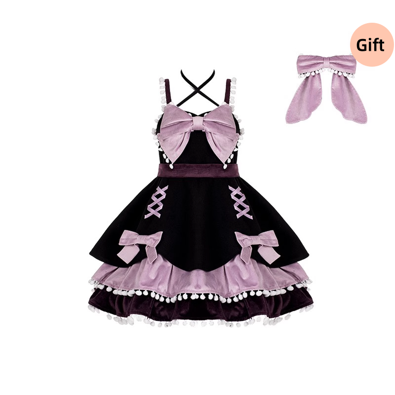 Sweet Lolita Cape Winter Lolita Dress Tiered JSK (L M S) 41072:686064