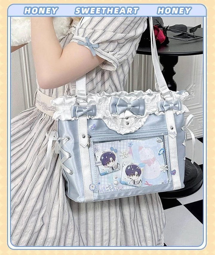ACG Culture Satin Ita Bag Handle Bag With Removable Ribbon 43101:768406