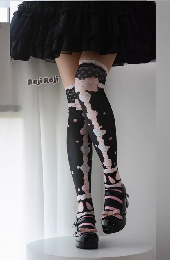 Lolita Woman Socks Pastel color Colour Knee-High Socks 31746:367408 31746:367408