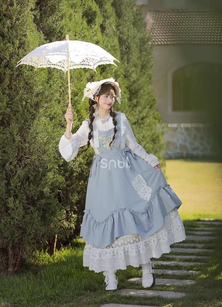 Mori Kei Dress Lolita Dress Tyndall Princess Dress 39284:631506