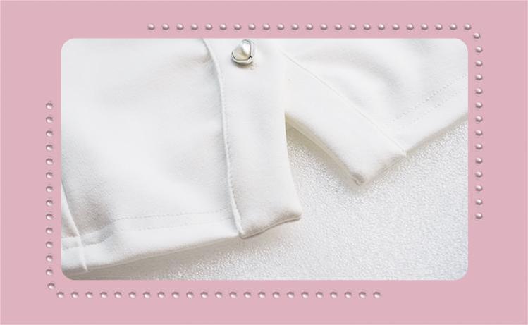 Plus Size Jirai Kei White Blouse Black Skirt Shorts 22056:349436