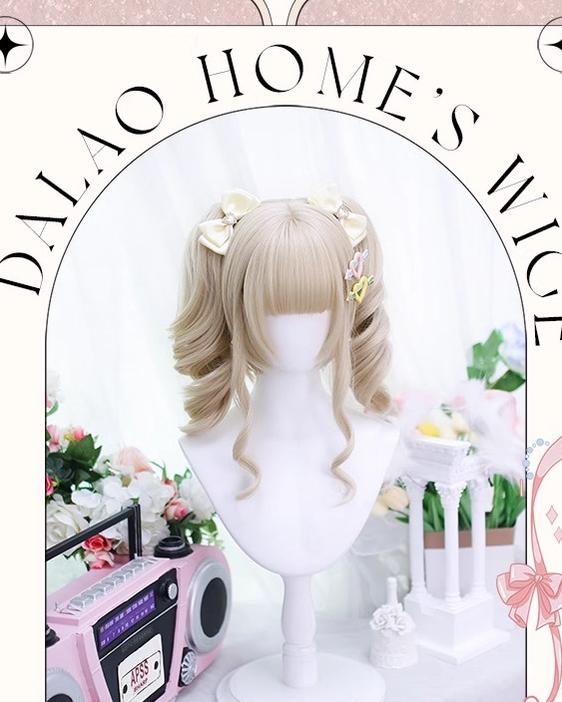 Jirai Kei Wig Lolita Wig Double Ponytails Multicolor 35610:496088 35610:496088