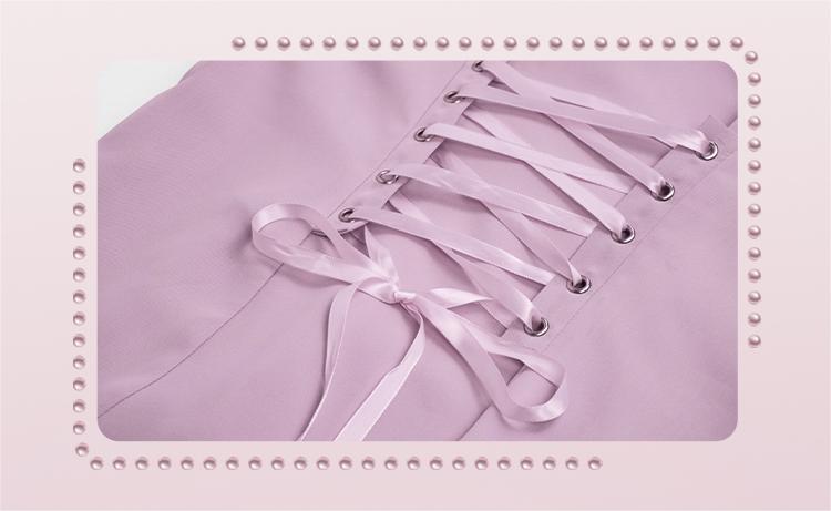 Plus Size Jirai Kei Blouse Short Sets Pink Black Full Set 21886:317340