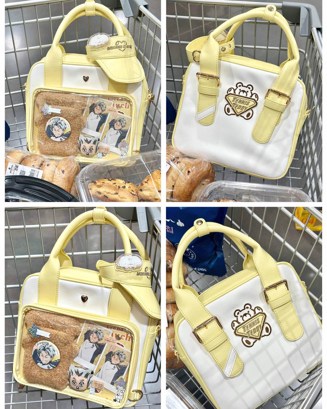 Kawaii Itabag Bear Crossbody Shoulder Backpack Multicolor 35280:492174 35280:492174