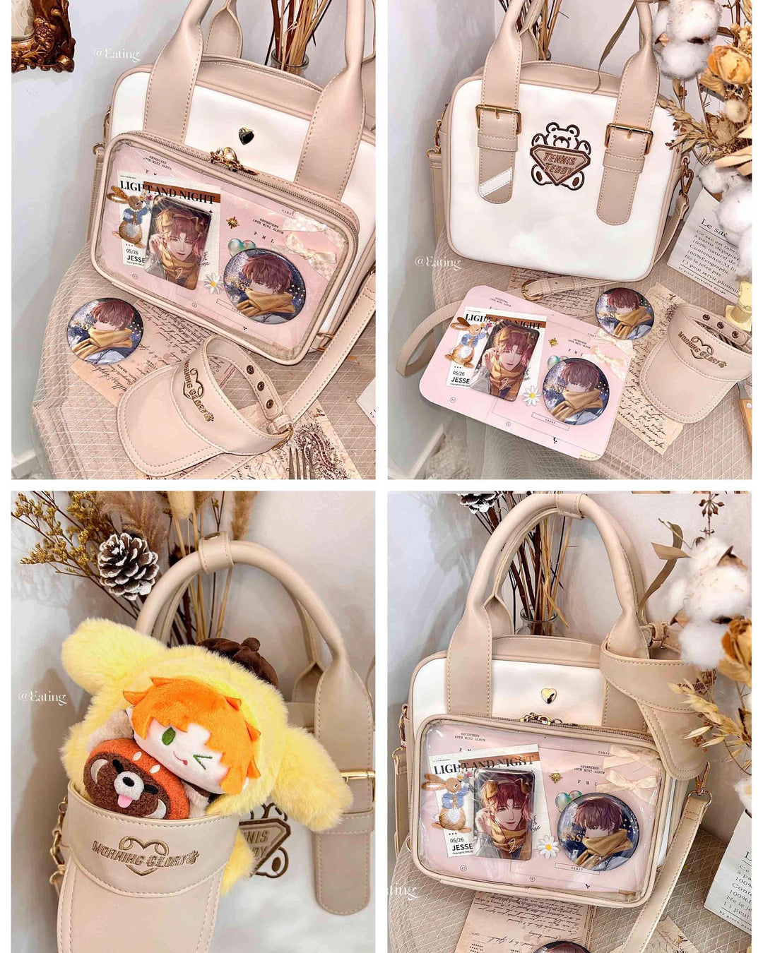 Kawaii Itabag Bear Crossbody Shoulder Backpack Multicolor 35280:492164 35280:492164