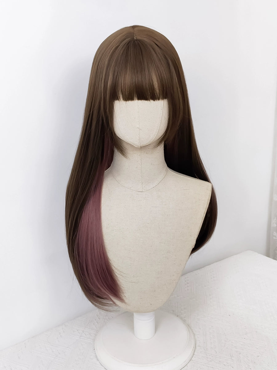 Jirai Kei Raousangata Daily Lolita Hanging Ear Dyed Wig 22040:325328 22040:325328