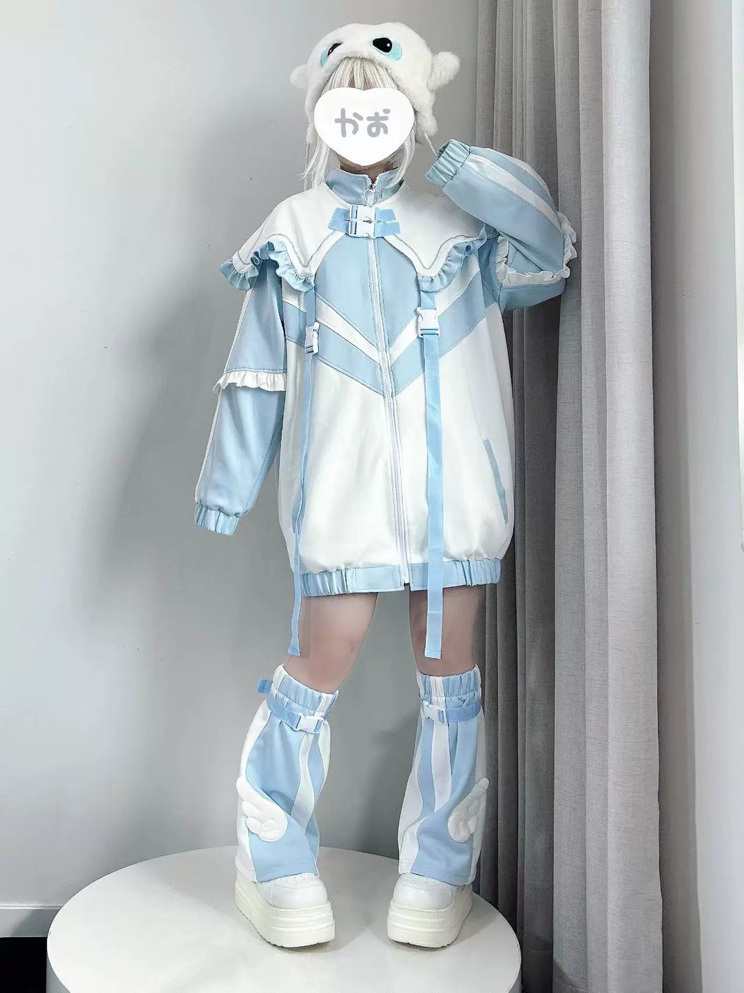 Tenshi Kaiwai Color Block Jacket & Leg Warmers 45463:856070