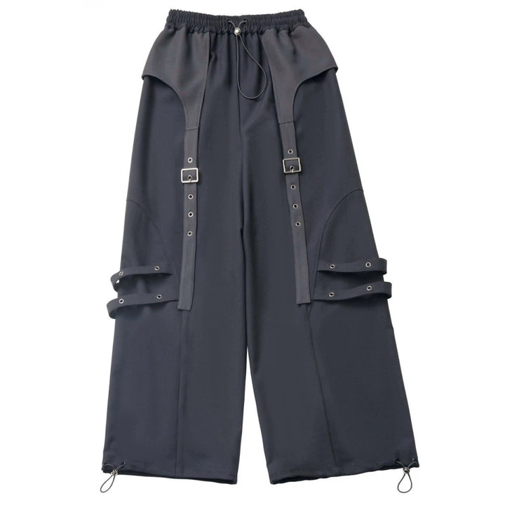 Techwear Black Jacket, Futuristic Pants & Skirt (L M S) 44862:828358