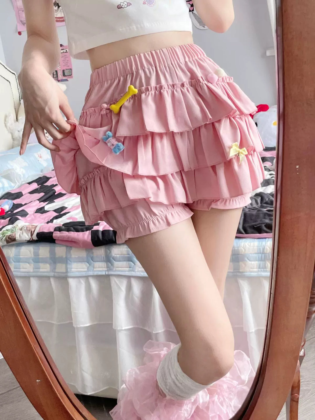 Kawaii Pantskirt Pumpkin Shorts Puff Skirt 37734:585058