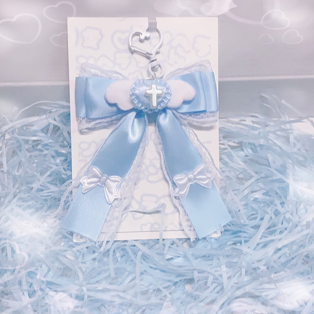 Jirai Kei Angelic Medical Wings Blue Handmade Accessories 29328:352664 29328:352664