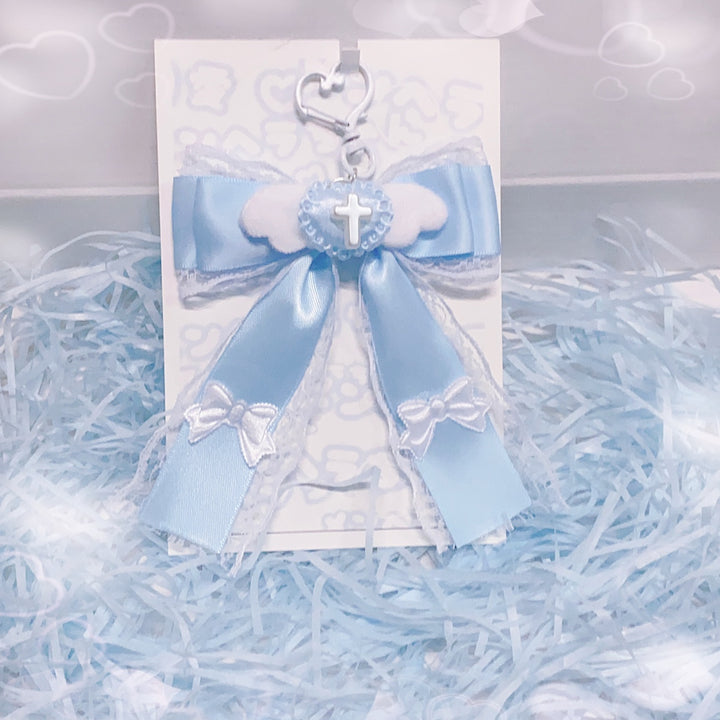 Jirai Kei Angelic Medical Wings Blue Handmade Accessories 29328:352664 29328:352664