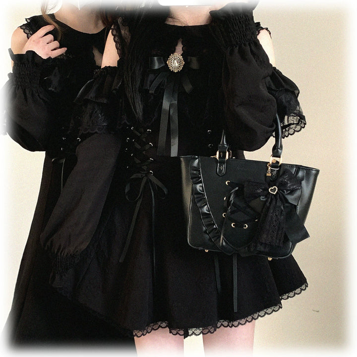 Elegant Long Open-Shoulder Dress, Subtle Floral Pattern 44473:809660