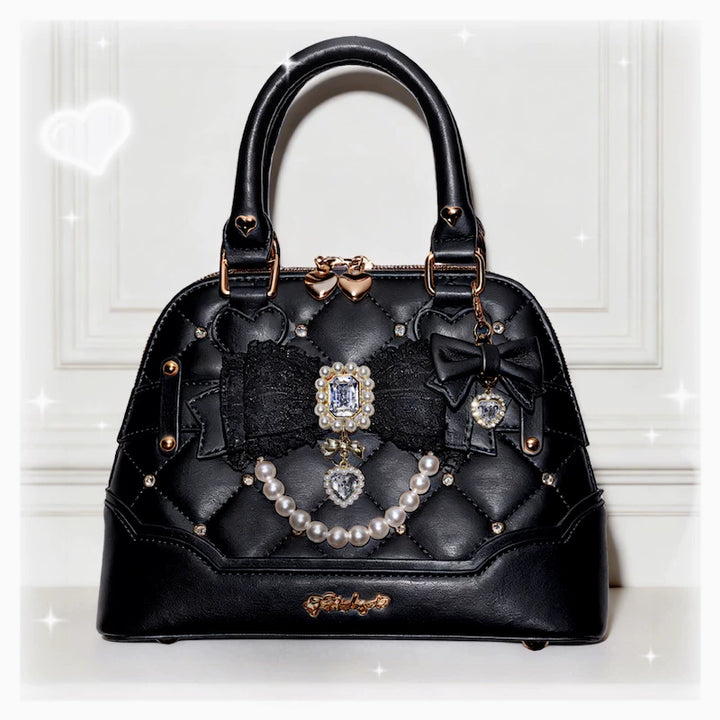 Shell-Shaped Ryousangata Hand Bag, Detachable Shoulder Strap 44773:823279