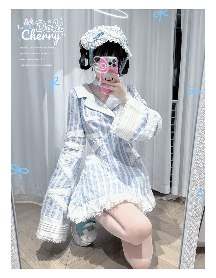 Tenshi Kaiwai Dress + Pocketed Cotton Shorts 43589:780572