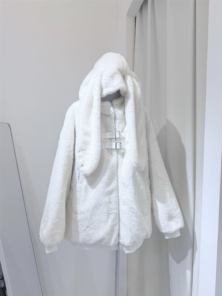 Winter Tenshi Kaiwai Coat, Bunny Ear Hood (White) 44151:802115