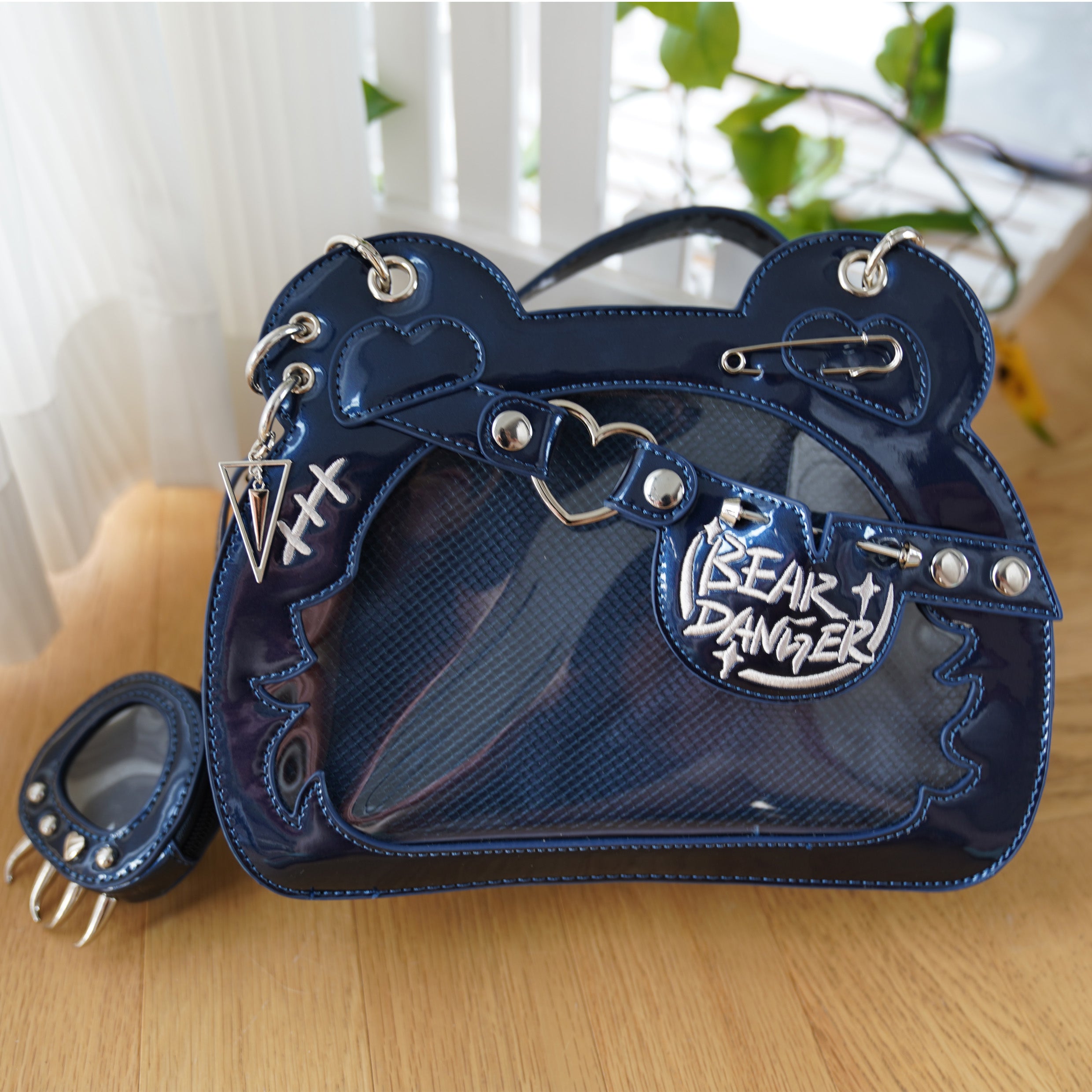 Kawaii Ita Bag Bear Leather Crossbody Bag Multicolor – Honey Wardrobe