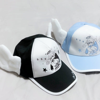 Tenshi Kaiwai Cap Cute Wing Hat Subculture Baseball Cap 36792:544524