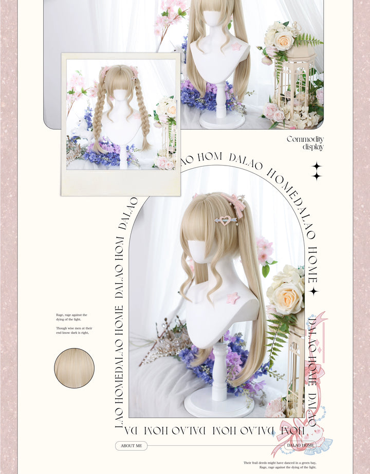 Jirai Kei Lolita Double Ponytail Wig 4Colors 22806:330664