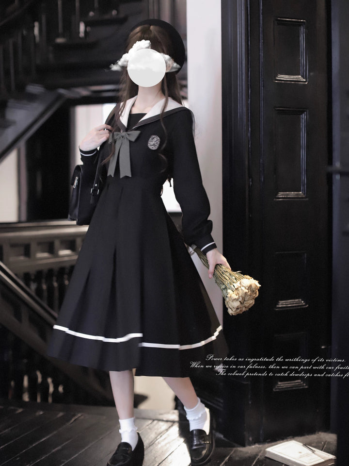 Calf Length JK Uniform Dress, Box Pleats 43759:784755