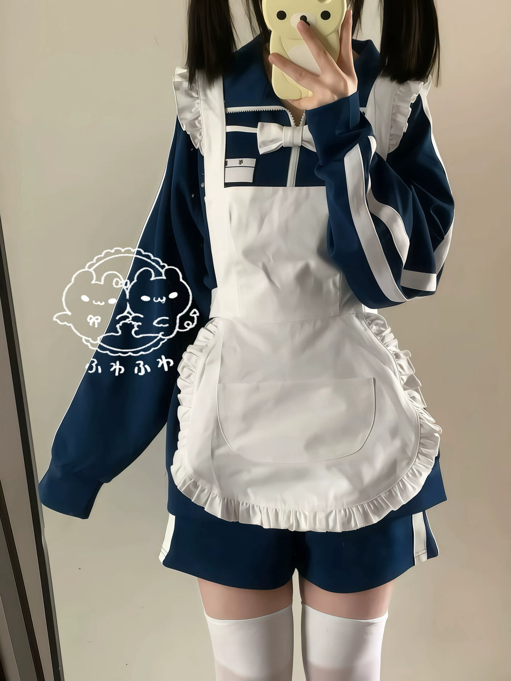 White Cotton Apron, Perfect for Jersey Maid Style 44855:825235