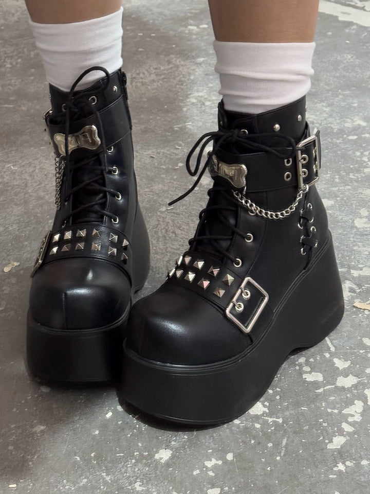 Punk Platform Shoes Subculture Thick-soled Boots Martin boots 40870:697306