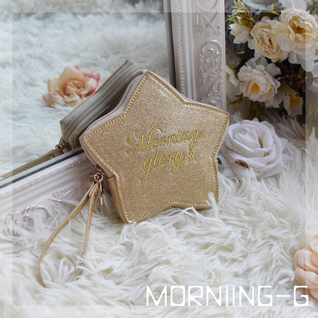 Kawaii Fashion Golden Silver Five-pointed Star Coin Purse 21918:326220