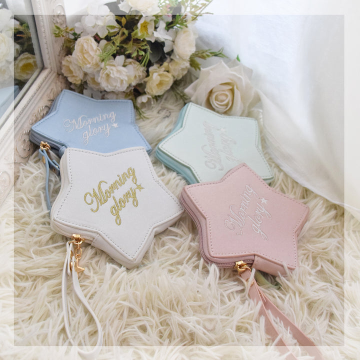 Kawaii Fashion Golden Silver Five-pointed Star Coin Purse 21918:326206 21918:326206