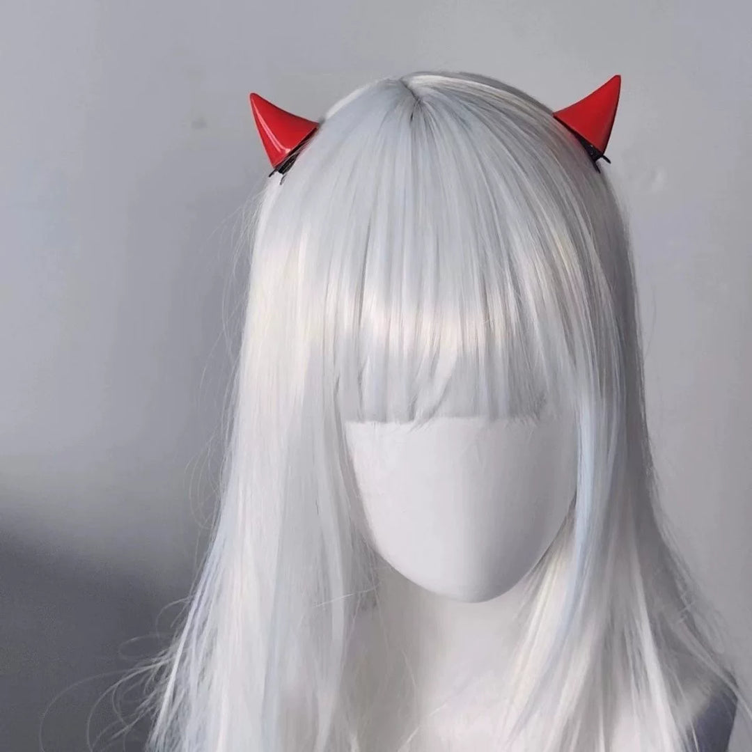 Halloween Multi-color Devil Horn Hair Clips 45937:868584