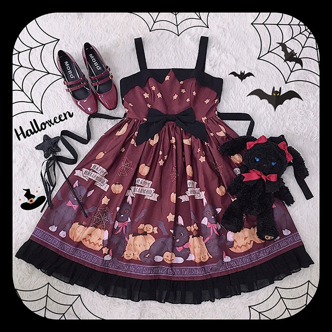 Gothic Lolita Dress Halloween Wine Red Purple Lolita Dress (L S) 35544:496664 (L S) 35544:496664