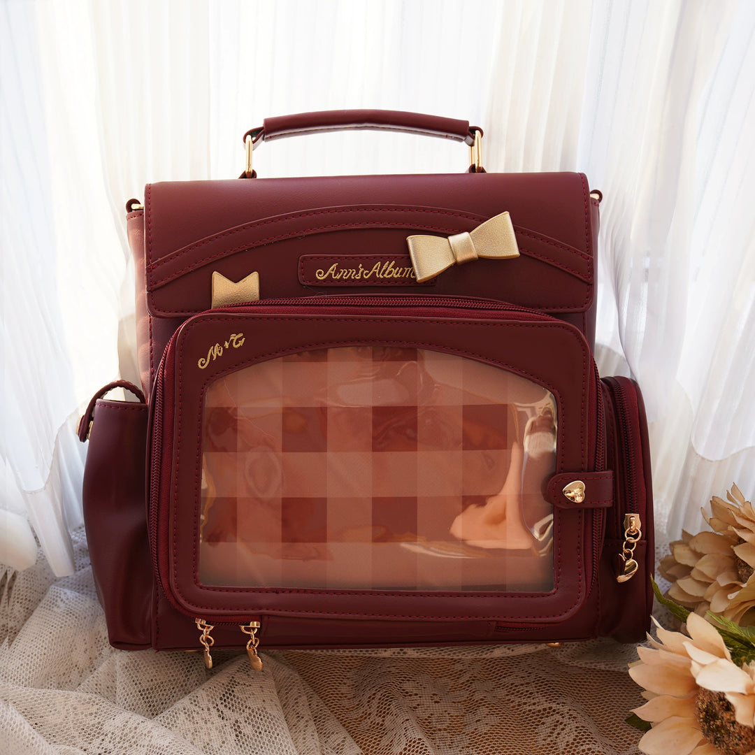 Kawaii Ita Bag with Crossbody Strap, Clear Window 45414:846783