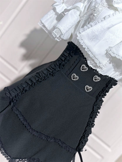 Jirai Kei Pantskirt High-Waisted Skirt Pants Slimming Skirt 37854:573162