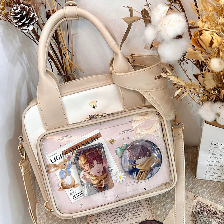 Kawaii Itabag Bear Crossbody Shoulder Backpack Multicolor (Kakhi) 35280:492070 (Kakhi) 35280:492070