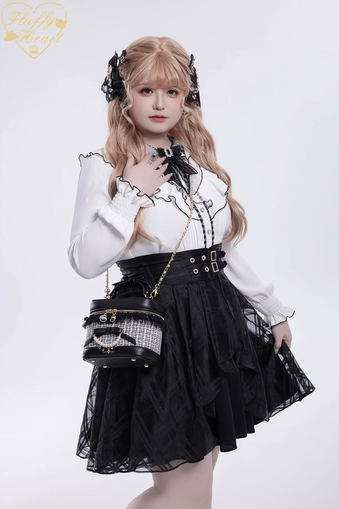 Ryousangata Bucket Hand Bag, Detachable Strap 45132:841660