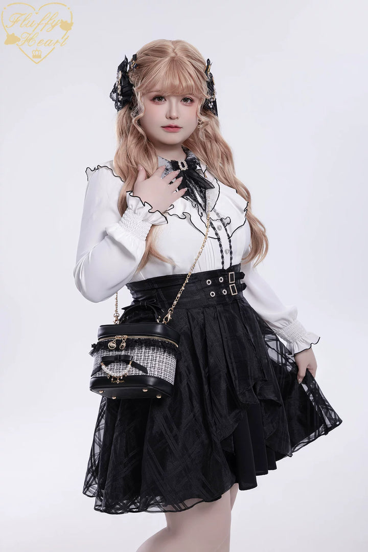 Ryousangata Bucket Hand Bag, Detachable Strap 45132:841660