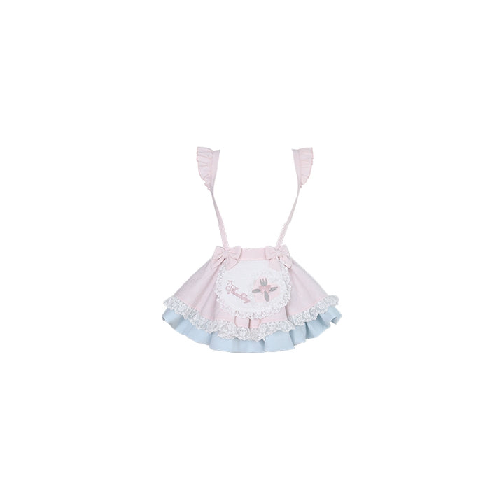 Gyaru Blouse, Suspender Skirt, Built-in Shorts (L M S XS) 43427:779942