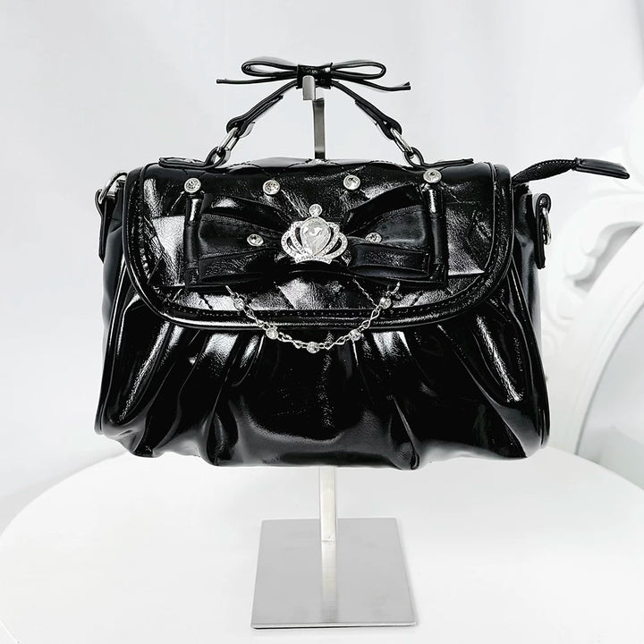 Jirai Kei Handle Crossbody Bag, Adjustable Bag Strap 45110:839383