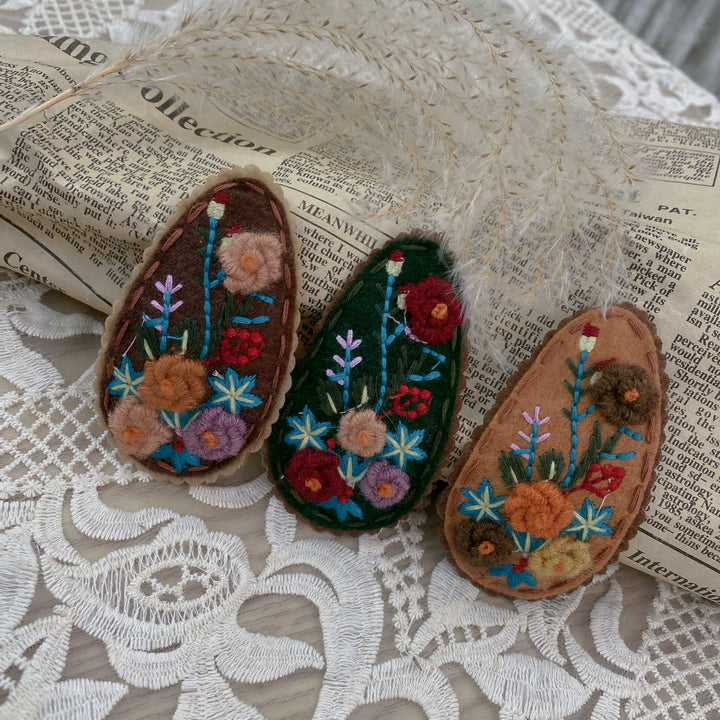 Mori Kei Hair Clip Hand-embroidered Sweet Hair clip 36434:522018 36434:522018