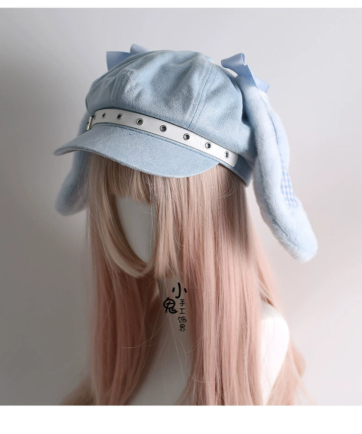 Tenshi Kaiwai Beret Hat, Bunny Ear Accents 43827:787205
