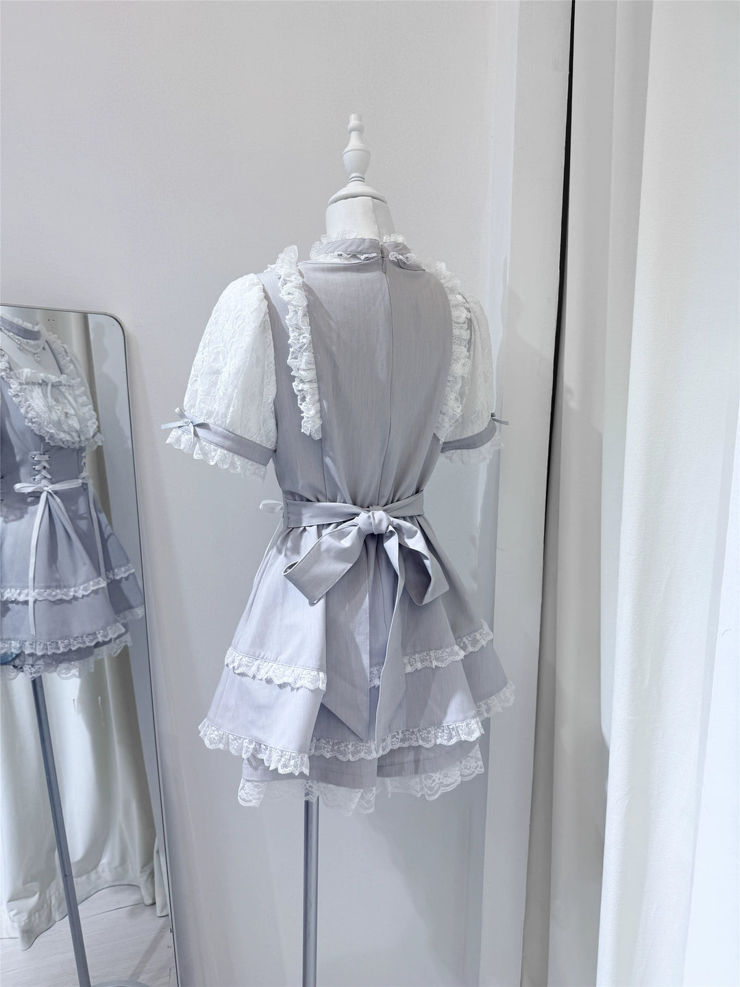 Ryousangata Dress Set, Detachable Rhinestone Necklace 43689:783104