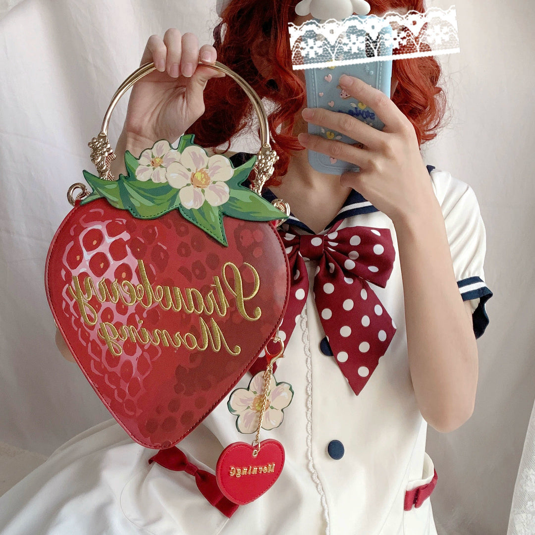 Sweet Lolita Bag Strawberry Handbag Crossbody Shoulder Bag 41814:714408