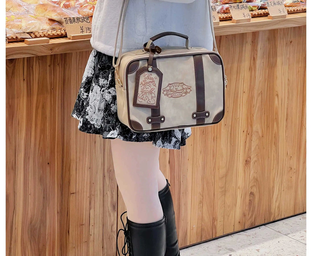 Kawaii Itabag Crossbody Shoulder Bag Vintage Square Bag 35278:491602