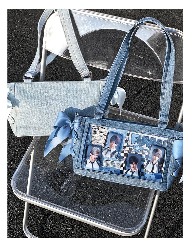 Daily Mini Ita Bag, Clear Window for Dolls & Badges 45427:849585