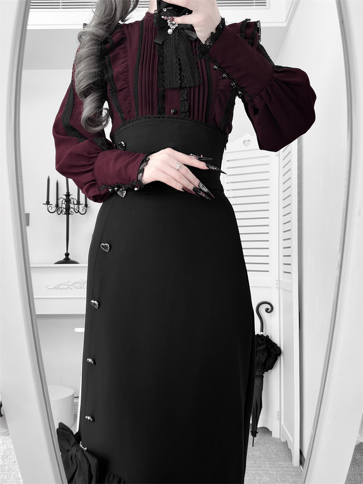 Jirai Kei Ankle-length Mermaid Skirt, Workwear 43985:791705