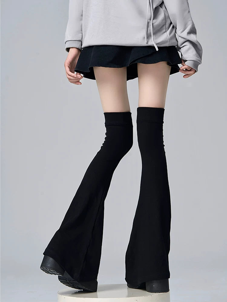 Y2K Over-Knee Leg Warmers, Tulle Chain Design 45201:840494