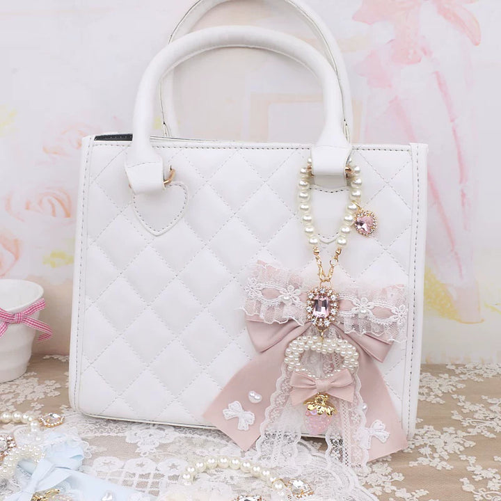 Jirai Kei Key Chain & Bag Charm, Rhinestone Decoration 45074:837227
